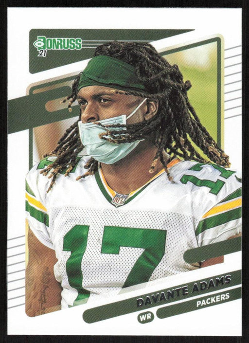 Davante Adams 2021 Donruss Football # 158 Green Bay Packers Image Variation Base - Collectible Craze America