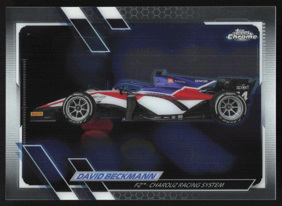 David Beckmann 2021 Topps Chrome Formula 1 # 128 F2 - Charouz Racing System - Collectible Craze America
