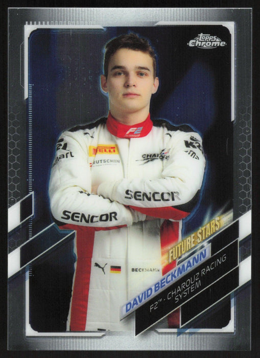 David Beckmann 2021 Topps Chrome Formula 1 # 70 F2 - Charouz Racing System - Collectible Craze America
