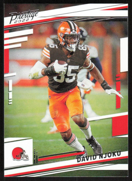 David Njoku 2022 Panini Prestige # 67 Cleveland Browns - Collectible Craze America