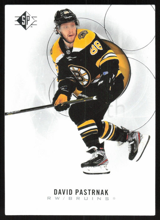 David Pastrnak 2020 SP Hockey # 50 Boston Bruins - Collectible Craze America