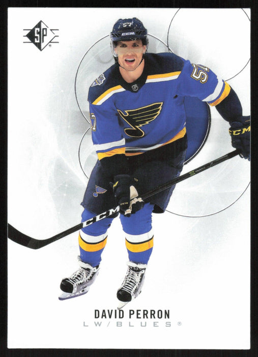 David Perron 2020 SP Hockey # 78 St. Louis Blues - Collectible Craze America