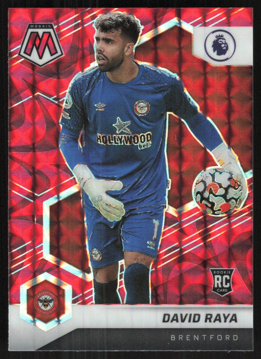 David Raya 2021 Panini Mosaic Premier League # 72 RC Red Prizm Brentford - Collectible Craze America