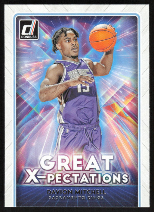 Davion Mitchell 2021 Donruss Great X-Pectations # 1 Sacramento Kings - Collectible Craze America