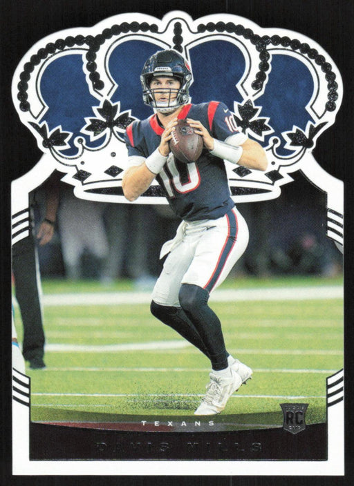 Davis Mills 2021 Panini Chronicles Crown Royale Rookies # CR-8 RC Die-Cut Houston Texans - Collectible Craze America