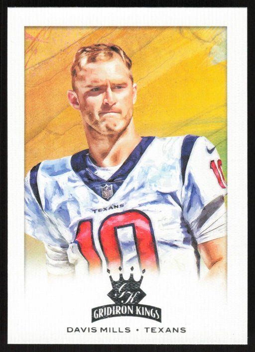 Davis Mills 2021 Panini Chronicles Gridiron Kings # GK-8 RC Houston Texans - Collectible Craze America