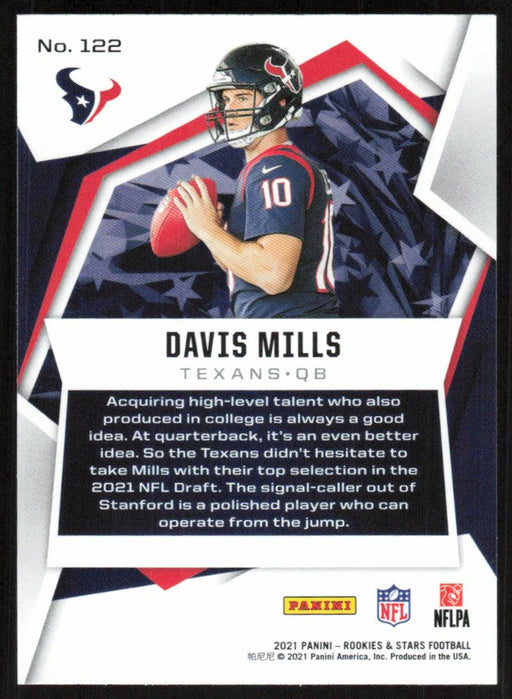 Davis Mills 2021 Panini Rookies & Stars # 122 RC Houston Texans Base - Collectible Craze America