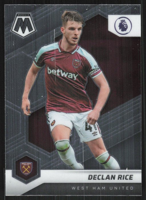 Declan Rice 2021 Panini Mosaic Premier League # 82 West Ham United Base - Collectible Craze America