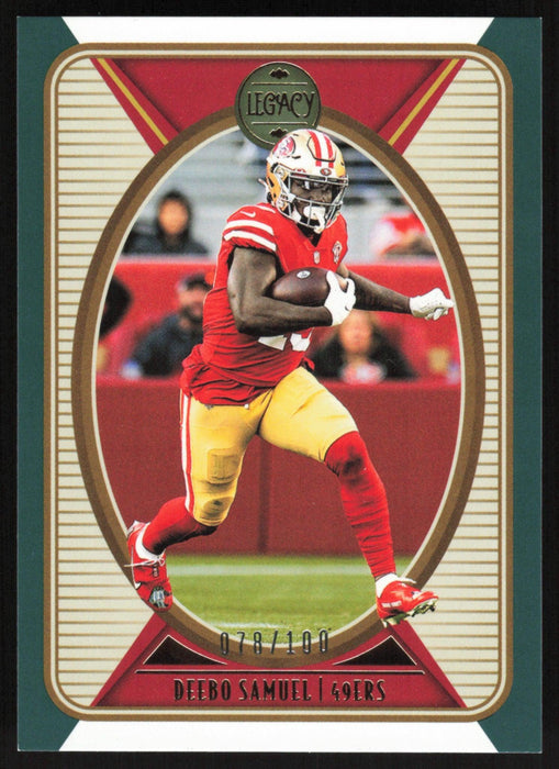 Deebo Samuel 2022 Panini Legacy # 88 Green 78/100 San Francisco 49ers - Collectible Craze America