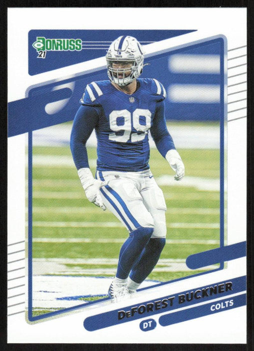 DeForest Buckner 2021 Donruss Football # 154 Indianapolis Colts Base - Collectible Craze America