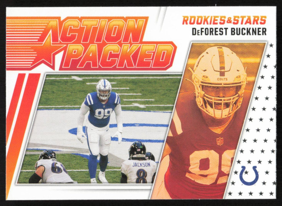 DeForest Buckner 2021 Panini Rookie & Stars # AP-25 Action Packed Indianapolis Colts - Collectible Craze America