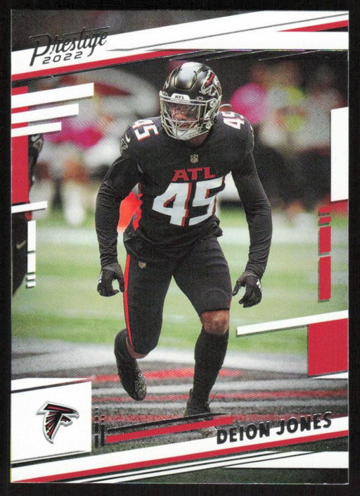 Deion Jones 2022 Panini Prestige # 14 Atlanta Falcons - Collectible Craze America