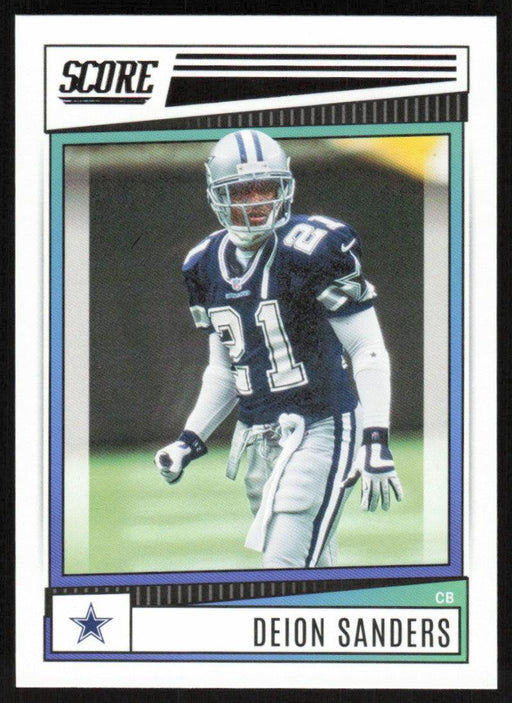 Deion Sanders 2022 Panini Score Football # 230 Base Dallas Cowboys - Collectible Craze America