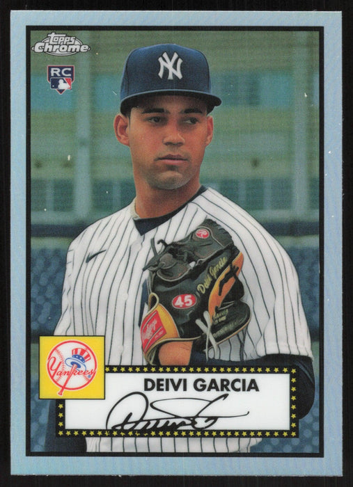 Deivi Garcia 2021 Topps Chrome Platinum Anniversary # 70 RC Refractor New York Yankees - Collectible Craze America