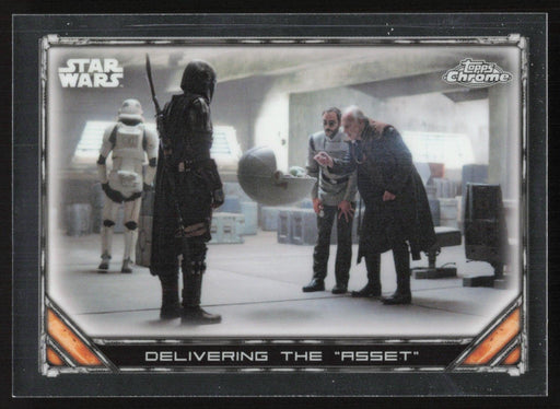 Delivering the "Asset" 2022 Topps Chrome Star Wars Mandalorian # S1-13 - Collectible Craze America