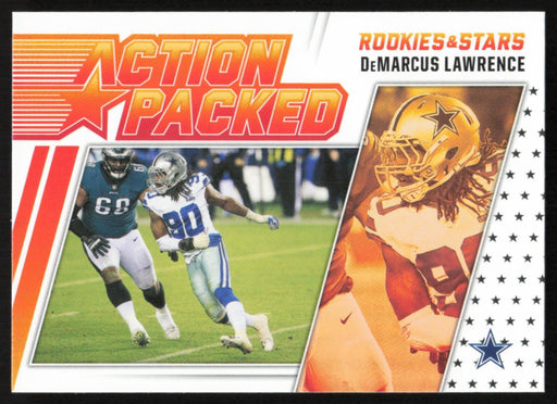 DeMarcus Lawrence 2021 Panini Rookie & Stars # AP-18 Action Packed Dallas Cowboys - Collectible Craze America