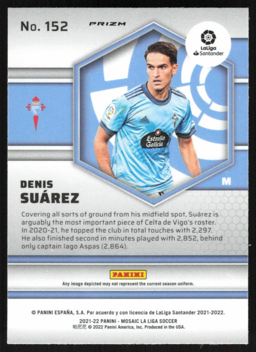 Denis Suarez 2021 Panini Mosaic La Liga # 152 Mosaic Prizm RC Celta - Collectible Craze America