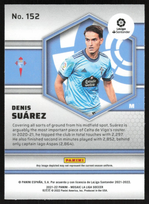 Denis Suarez 2021 Panini Mosaic La Liga # 152 RC Celta Base - Collectible Craze America