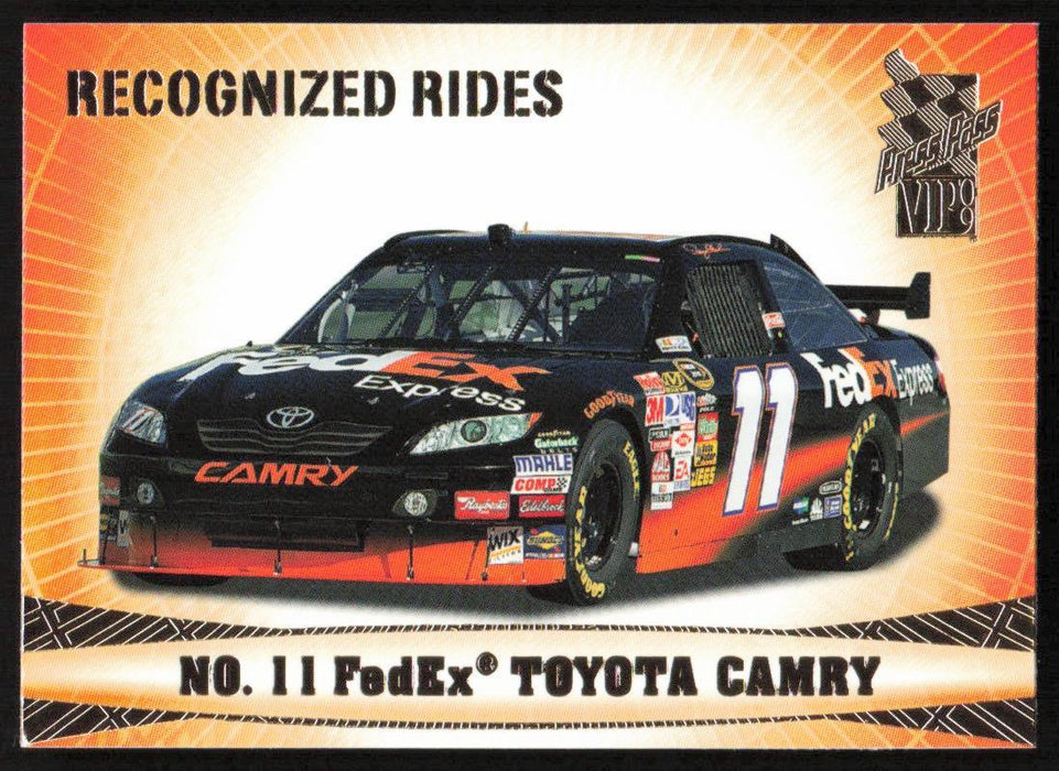 Denny Hamlin 2009 Press Pass VIP # 38 Recognized Rides - Collectible Craze America