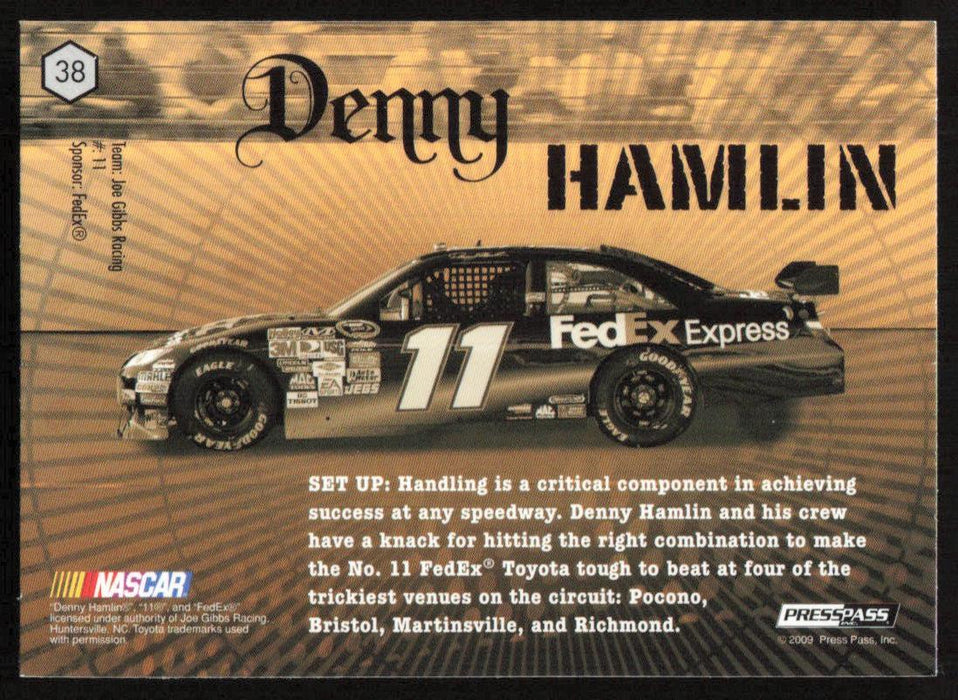 Denny Hamlin 2009 Press Pass VIP # 38 Recognized Rides - Collectible Craze America