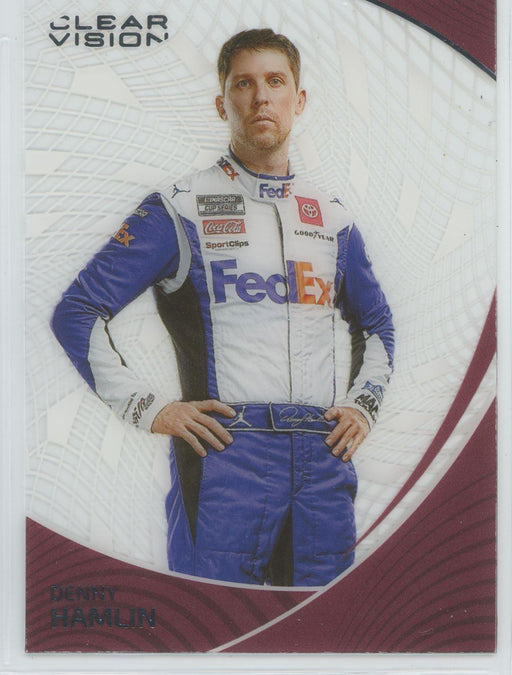 Denny Hamlin 2022 Panini Chronicles Racing Clear Vision # 21 - Collectible Craze America
