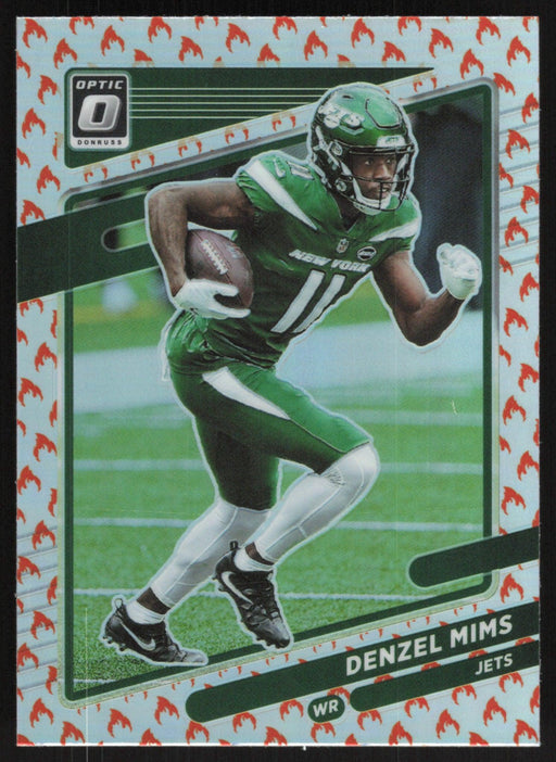 Denzel Mims 2021 Donruss Optic # 72 Fire New York Jets - Collectible Craze America