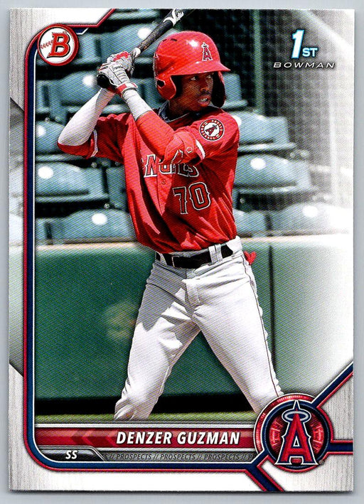 Denzer Guzman 2022 Bowman Prospects # BP-138 1st Bowman Los Angeles Angels - Collectible Craze America