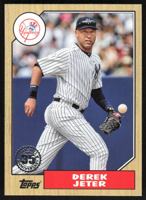 Derek Jeter 2022 Topps Update # 87TBU-33 1987 Topps New York Yankees - Collectible Craze America