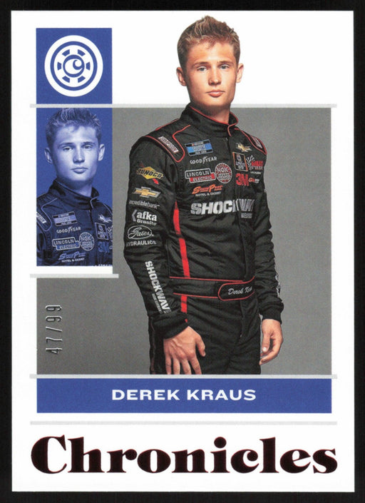 Derek Kraus 2022 Panini Chronicles Racing Chronicles # 11 Red 47/99 - Collectible Craze America