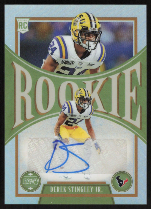 Derek Stingley Jr. 2022 Panini Legacy Rookie # 173 RC Auto Premium Edition Houston Texans - Collectible Craze America