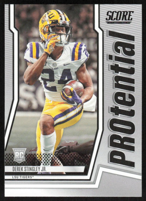 Derek Stingley Jr. 2022 Panini Score Football # P-DS RC PROtential LSU Tigers - Collectible Craze America