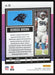 Derrick Brown 2022 Panini Score Football # 50 Base Carolina Panthers - Collectible Craze America