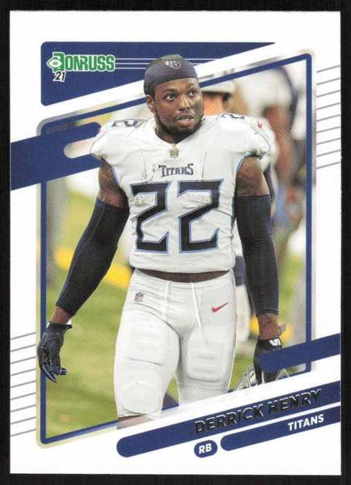 Derrick Henry 2021 Donruss Football # 14 Tennessee Titans Image Variation Base - Collectible Craze America