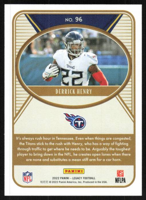 Derrick Henry 2022 Panini Legacy Football Base # 96 Tennessee Titans - Collectible Craze America