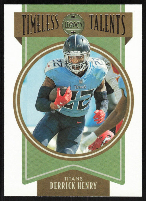 Derrick Henry 2022 Panini Legacy Timeless Talents # TT-8 Tennessee Titans - Collectible Craze America