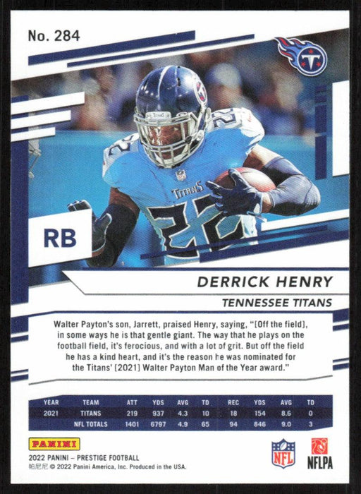 Derrick Henry 2022 Panini Prestige # 284 Tennessee Titans - Collectible Craze America