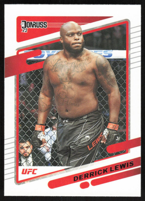 Derrick Lewis 2022 Panini Donruss UFC Base # 87 Heavyweight - Collectible Craze America