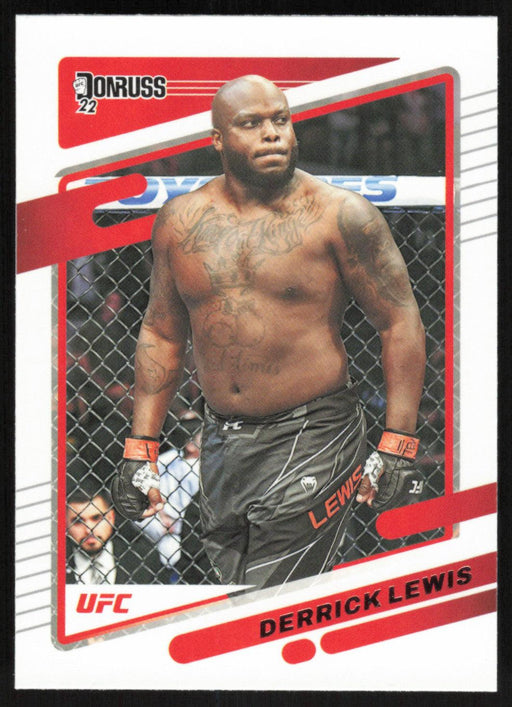 Derrick Lewis 2022 Panini Donruss UFC Base # 87 Heavyweight - Collectible Craze America
