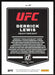 Derrick Lewis 2022 Panini Donruss UFC Base # 87 Heavyweight - Collectible Craze America