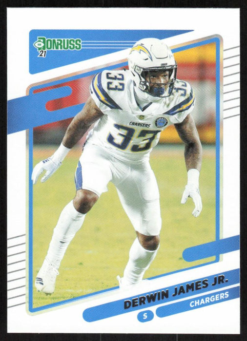 Derwin James Jr. 2021 Donruss Football # 74 Los Angeles Chargers Base - Collectible Craze America