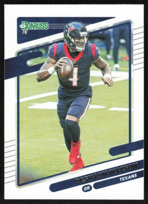 Deshaun Watson 2021 Donruss Football # 163 Houston Texans Base - Collectible Craze America