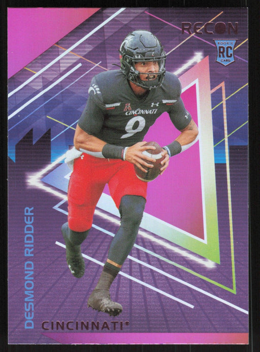 Desmond Ridder 2022 Panini Chronicles Draft Picks Recon # 14 RC Pink Cincinnati Bearcats - Collectible Craze America