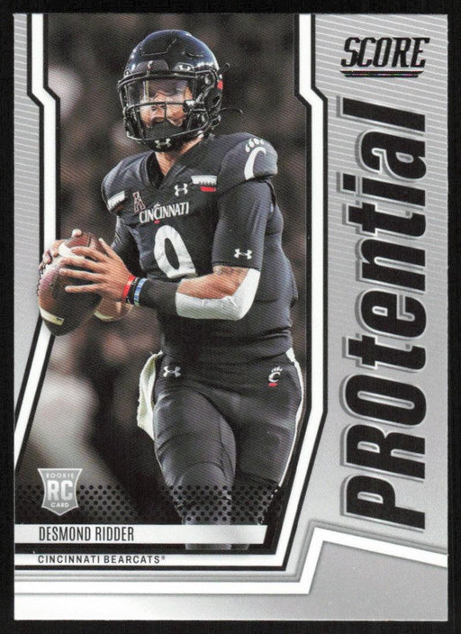 Desmond Ridder 2022 Panini Score Football # P-DR RC PROtential Cincinnati Bearcats - Collectible Craze America