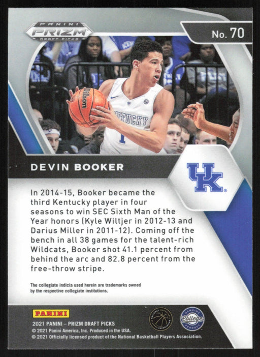 Devin Booker 2021 Panini Prizm Draft Picks # 70 Kentucky Wildcats - Collectible Craze America