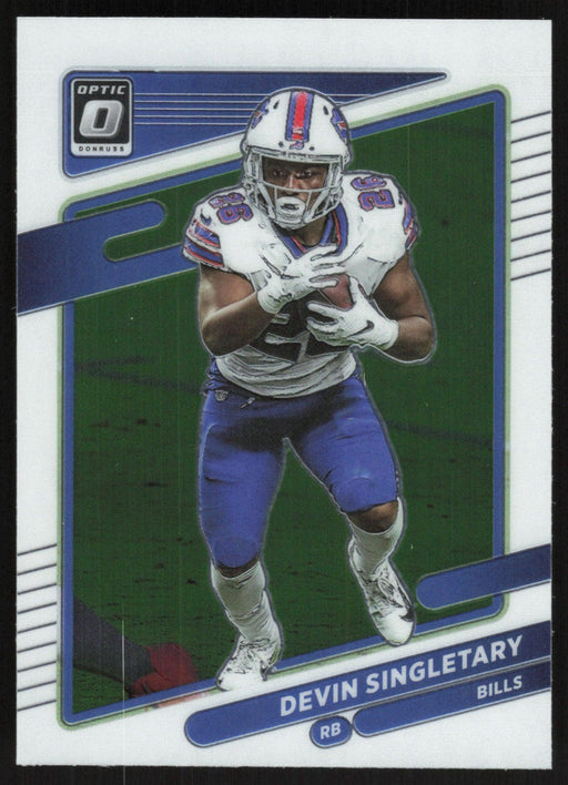 Devin Singletary 2021 Donruss Optic # 54 Buffalo Bills - Collectible Craze America