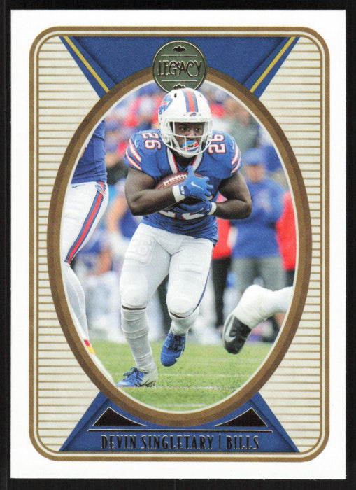 Devin Singletary 2022 Panini Legacy Football Base # 11 Buffalo Bills - Collectible Craze America