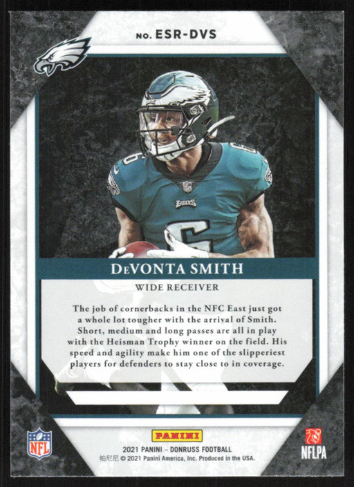 DeVonta Smith 2021 Donruss Elite Series Rookies # ESR-DVS Philadelphia Eagles - Collectible Craze America