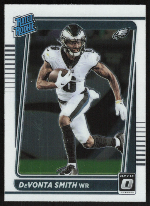 DeVonta Smith 2021 Donruss Optic Rated Rooke # 205 RC Philadelphia Eagles Base - Collectible Craze America