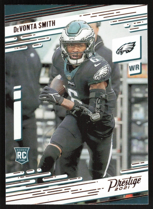 DeVonta Smith 2021 Panini Chronicles Prestige # 211 RC Philadelphia Eagles - Collectible Craze America