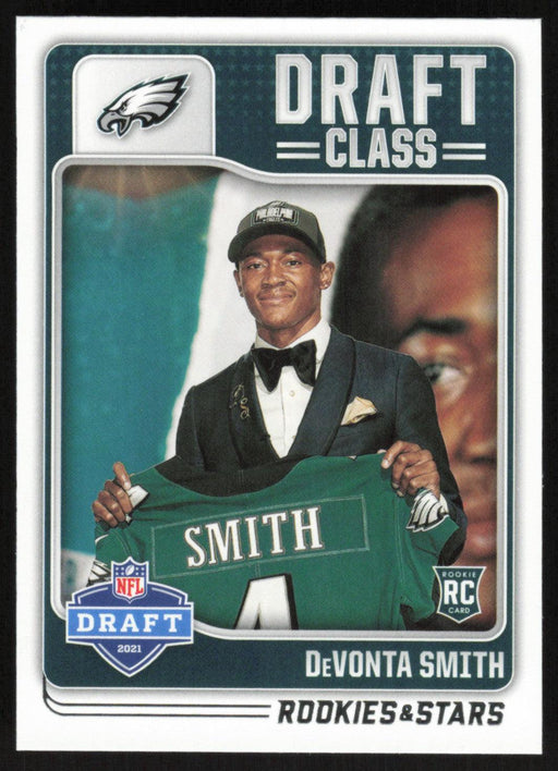 DeVonta Smith 2021 Panini Rookie & Stars # DC-8 RC Draft Class Philadelphia Eagles - Collectible Craze America